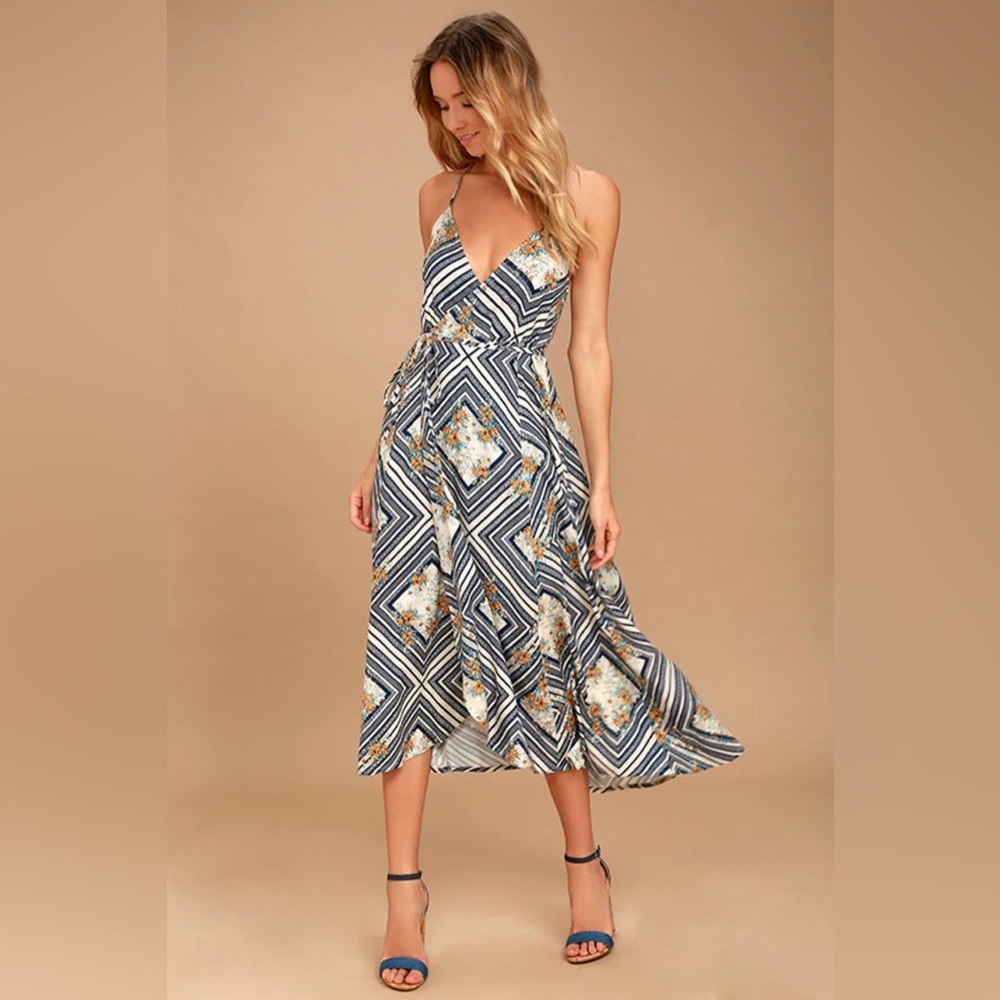 NWOT O’Neill Lee Lee Wrap Dress